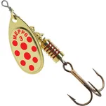 Mepps Comet Decore - barva zlatá / červené tečky vel. 1