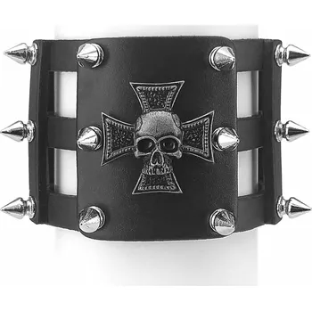 Náramek náramek SPIKES CROSS