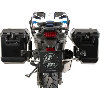 Zavazadlo na motocykl Hepco & Becker Kufry Hepco Becker Xplorer Cutout na Honda CRF 1100L Africa Twin Adventure Sports (24-25) 37-40l černé