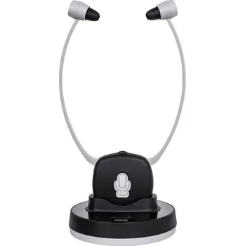 Sluchátka Silva Schneider DH 9600 špuntová sluchátka (In Ear) bezdrátová stereo černá/šedá regulace hlasitosti, Vypnutí zvuku mikr