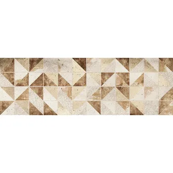 Obklad Egyna decor óxido - obkládačka 20x60 hnědá EGY008