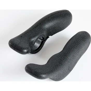 Rohy na řídítka DECATHLON Rohy řídítek ergonomické černé