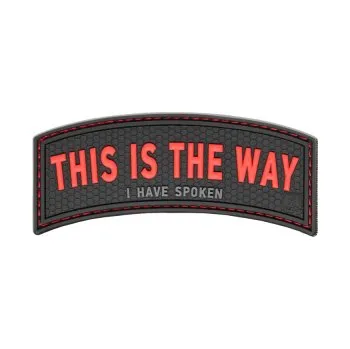 Nášivka This is the Way Rubber Patch