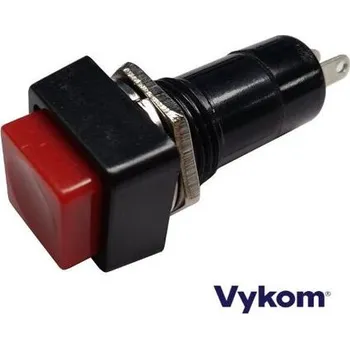 Příslušenství ke kotli Vestavné tlačítko - červené reset/RUDE P-PB303B RED