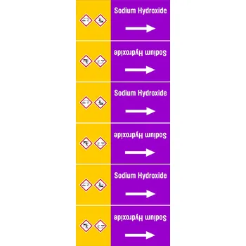 Kancelářské potřeby ISO20560PM-135X350-SODIUM HYDROXIDE