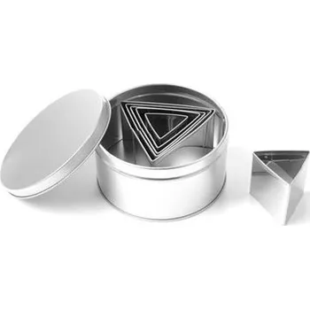 Hendi 673775 Sada vykrajovátek trojúhelníky, 6 ks