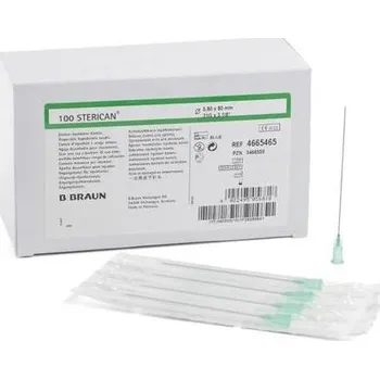 Injekční stříkačka STERICAN jehla zelená 21G 0,8x80mm(100ks/bal)