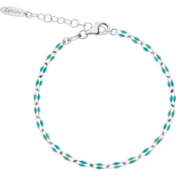 Náramek Stříbrný náramek se smaltem - AP539-0390