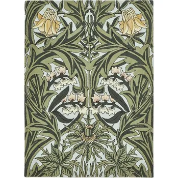 Koberec Vopi Luxusní květinový koberec Morris & Co Bluebell leafy arbour green 127607 Brink & Campman (Varianta: 250 x 350)