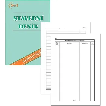 Tiskopis Stavební deník A4 NCR OPT 1278