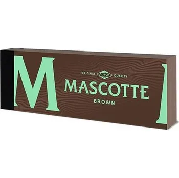 Mascotte papírky krátké Brown, BOX 50 ks