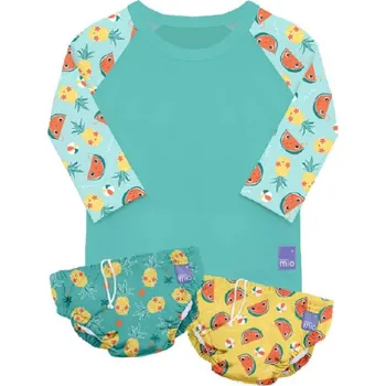 Kojenecké plavky BAMBINO MIO koupací sada 6-12 m M Tropical