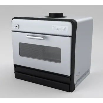 Pec na dřevěné uhlí • BR 48 INOX