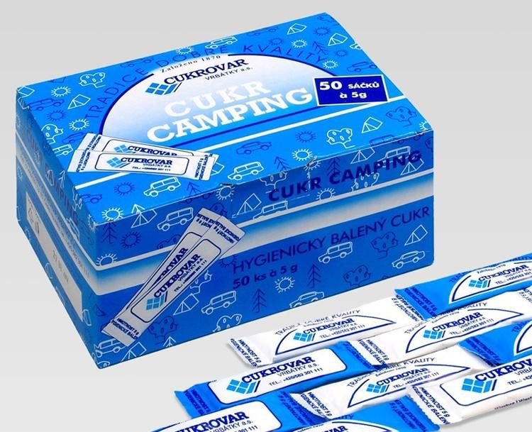 Cukr porcovaný CAMPING 50ks x 5g