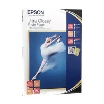 Kancelářský papír EPSON Ultra Glossy Photo Paper 10x15,300g(50listů)