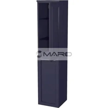 Koupelnový nábytek Smart50 Grifel Skříňka vysoká se 2 dveřmi 34,7 x 158 x 35 cm, závěsná, pravá, modrá, GRIF SV 35 2D P 410