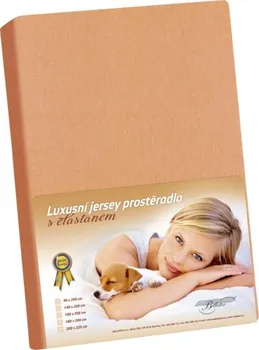 Prostěradlo Bellatex Kamilka jersey prostěradlo 200 x 220 cm