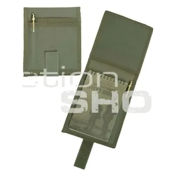 Zápisník Obal na zápisník a tužku, olivová + dárek zdarma