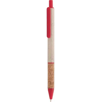 Corgy kuličkové pero - červená / přírodní - AP800500-05