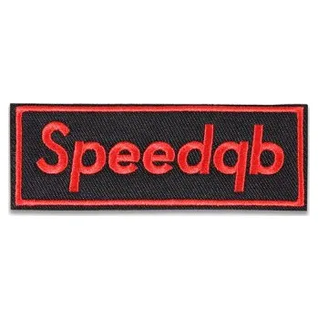 Nášivka SPEEDQB BOX LOGO NÁŠIVKA - BČERVENÁ