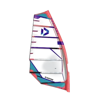 Windsurfing plachta DUOTONE S_Pace 6.6 white/turquiose one size One Size