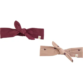 Čelenka The New Siblings 2ks Kojenecká čelenka TNS1466 - Roebuck, tiny apple Bio bavlna