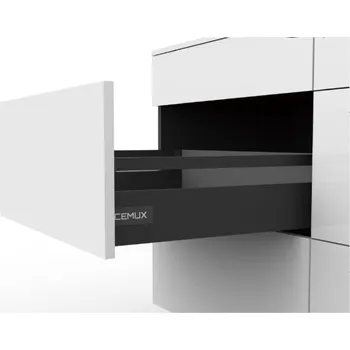 Nábytkové kování Cemux Zásuvka A BOX výška 135 mm - barva antracitová Jmenovitá délka [mm]: 400