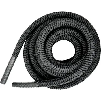 Posilovací lano Posilovací lano Stroper - černá / 40 mm / 15 m