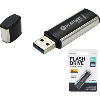 USB flash disk Platinet PMFU316 X-DEPO USB3.0 16GB černá