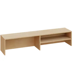 Stolová deska BNN 2 - 142 nástavba stolová, deska 25 mm, 342x1400x340, bříza světlá