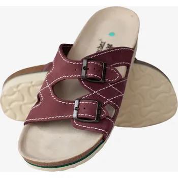 Dámská zdravotní obuv MOOSBACHER Praha s.r.o. Bria vínová s béžovou podešví Rozměr: 38