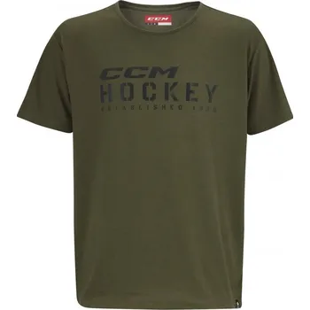 Triko CCM Stencil Tee zelené Barva: Zelená, Velikost: 150 cm