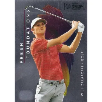 Sběratelský sportovní předmět insert RC karta WILL ZALATORIS 21-22 Metal Universe Champions Fresh Foundations číslo FF19