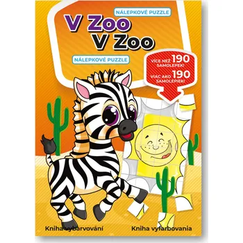 Dětské zboží Svojtka V zoo - nálepkové puzzle / V zoo - Nálepkové puzzle