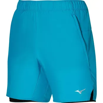 Pánské kraťasy Pánské šortky Mizuno Core 7.5 2in1 Short Algiers Blue