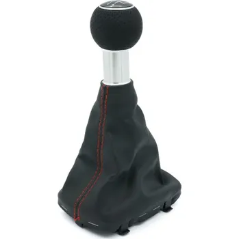 Řadicí páka s manžetou AUDI A3 (8L1) 5-rychl chrom červená nit