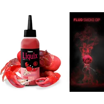 Návnadové aroma Fluo dip D SNAX LiquiX /100ml Krab-Krill