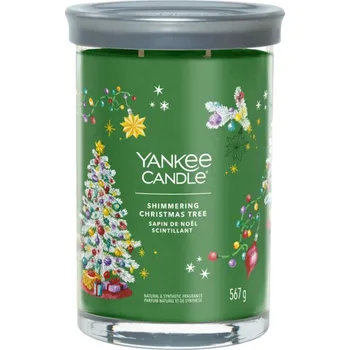 Yankee Candle Signature Shimmering Christmas Tree, Tumbler 567 g