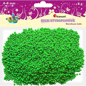 Airsoftová kulička Polystyr. kuličky, 4-6mm, ZELENÁ