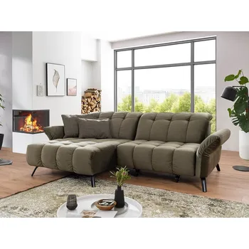 Sedací souprava Malá prošívaná rohová sedací souprava COAST 2 Levý roh