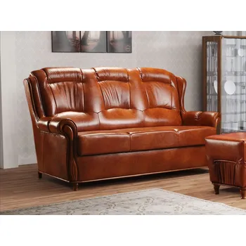 Pohovka Kožená pohovka LEONARDO LUX Nerozkládací