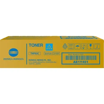 Konica Minolta TNP93C AE1Y451 azurový (cyan) originální toner