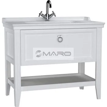 Koupelnový nábytek VitrA Valarte Skříňka s 1 zásuvkou s umyvadlem 100 x 53 cm, bílá matná, 62183