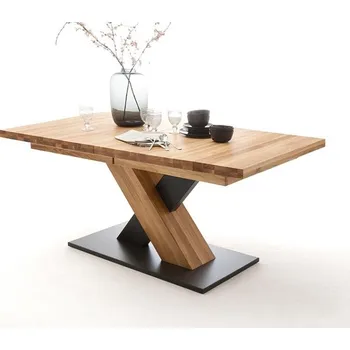 Jídelní stůl Rozkládací jídelní stůl z masivu MENDOZA A dub divoký Velikost stolu 180x100