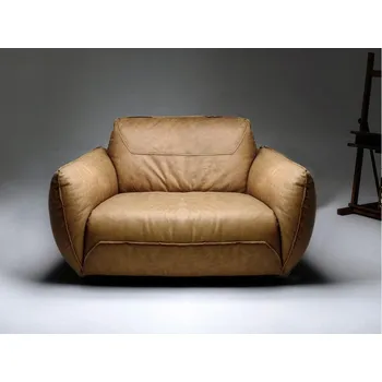 Křeslo Moderní kožené křeslo BE CHILLED