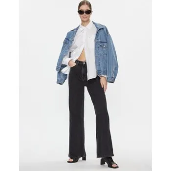 Pánské oblečení Tommy Jeans Košile Tjw Ovs Cotton Shirt Ext DW0DW17356 Bílá Regular Fit M