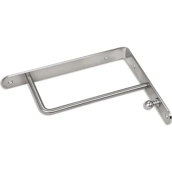 Interex design Držák police HANG s věšákem / Lesklý Chrom