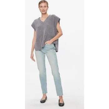 Pánská móda Calvin Klein Jeans Jeansy Authentic Slim Straight J20J222864 Modrá Slim Fit 25_30