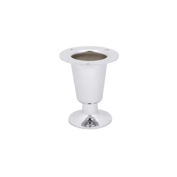 Nábytkové kování Gamet Nábytková nožka CUP / Lesklý Chrom 80 mm