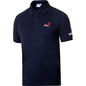 Pánské tričko Sparco Polokošile design Targa Florio Námořní modř XXXL